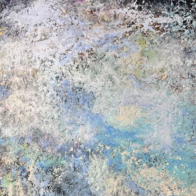 In The Well Series the paint is applied, scrapped away, sometimes blended with fingertips. They present a rich, visual history and experience of texture, color, light and depth. These interact to confound and expand the viewer's sense of space.
The beauty and detail draw the viewer into a realm much bigger than the small painting suggests. In fact, what is entered is a realm which suggests the liminal space of spirituality. Thus the paintings take on the mystique of a small portal representing a larger and a lingering experience.
This work will also be available in a wide variety of print media, in a wide array of sizes. Contact the artist through the website.
Metal prints,
Acrylic prints
Wood prints
Watercolor paper
Fine printing papers Canvas
Gallery Wrapped Canvas and Framed Prints