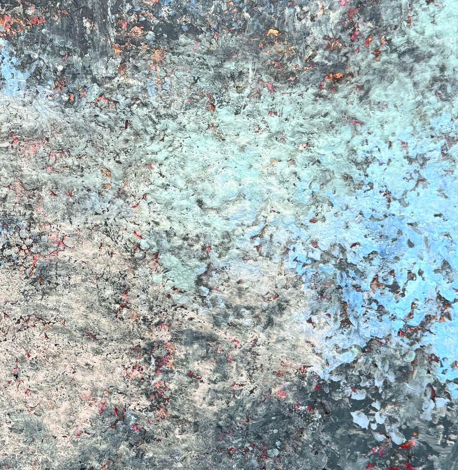 In The Well Series the paint is applied, scrapped away, sometimes blended with fingertips. They present a rich, visual history and experience of texture, color, light and depth. These interact to confound and expand the viewer's sense of space.
The beauty and detail draw the viewer into a realm much bigger than the small painting suggests. In fact, what is entered is a realm which suggests the liminal space of spirituality. Thus the paintings take on the mystique of a small portal representing a larger and a lingering experience.
This work will also be available in a wide variety of print media, in a wide array of sizes. Contact the artist through the website.
Metal prints,
Acrylic prints
Wood prints
Watercolor paper
Fine printing papers Canvas
Gallery Wrapped Canvas and Framed Prints