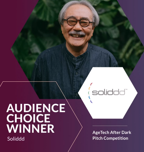 Audience Choice Award of the CES2024 AgeTech After Dark Pitch Event! 