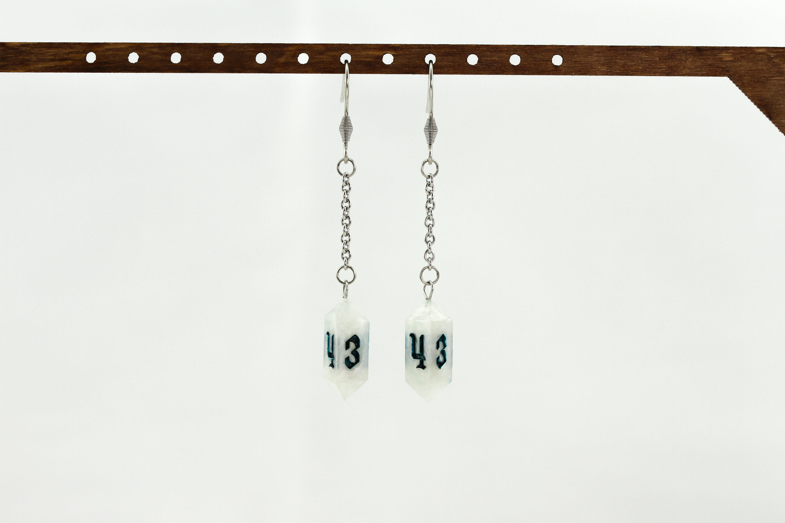 Boucles d'oreilles - D4 - argentées