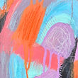 The Way to My Heart | $120 | 8" x 10" acrylic and pastel on stretched canvas
