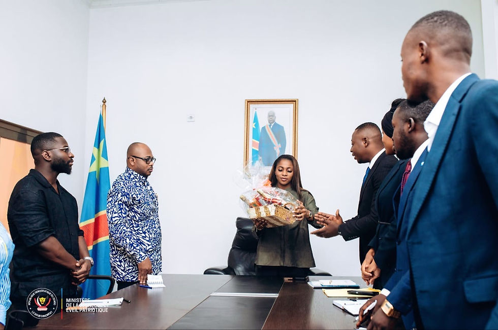 Jeunesse : la Ministre Grace Emie Kutino échange avec le Conseil National de la Jeunesse.