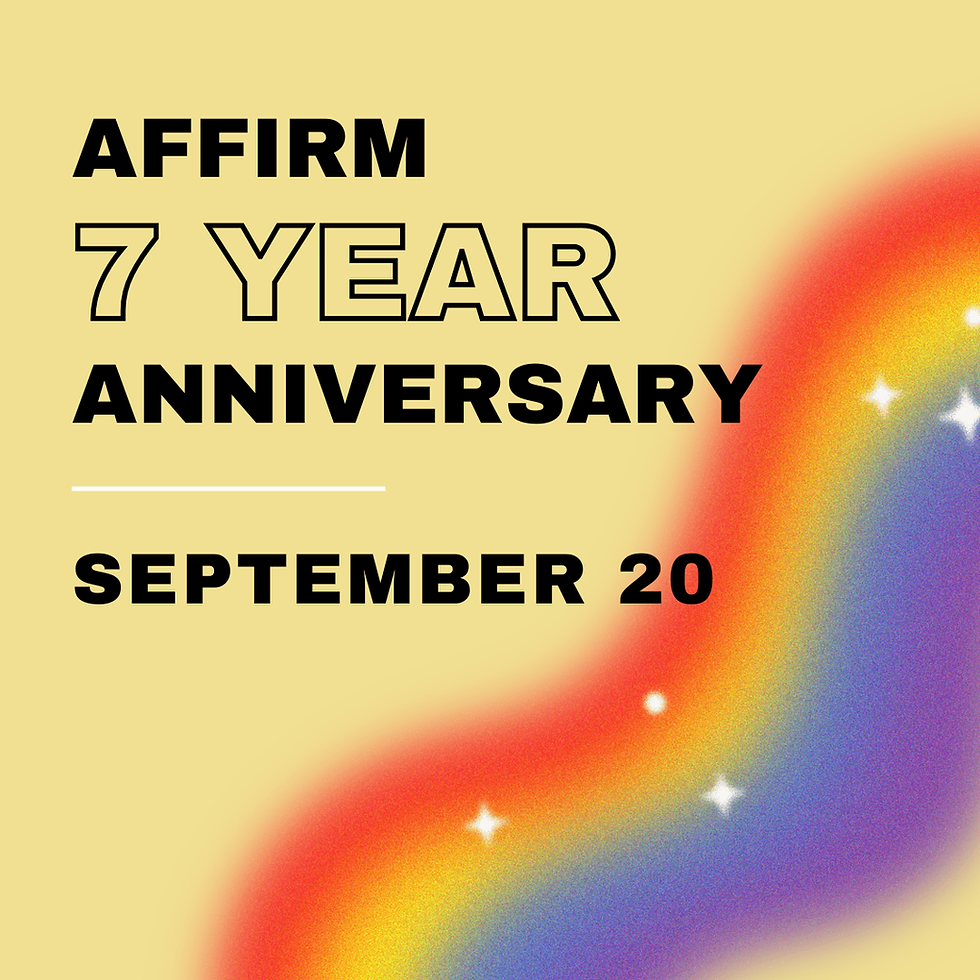 Affirming Sunday Anniversary!