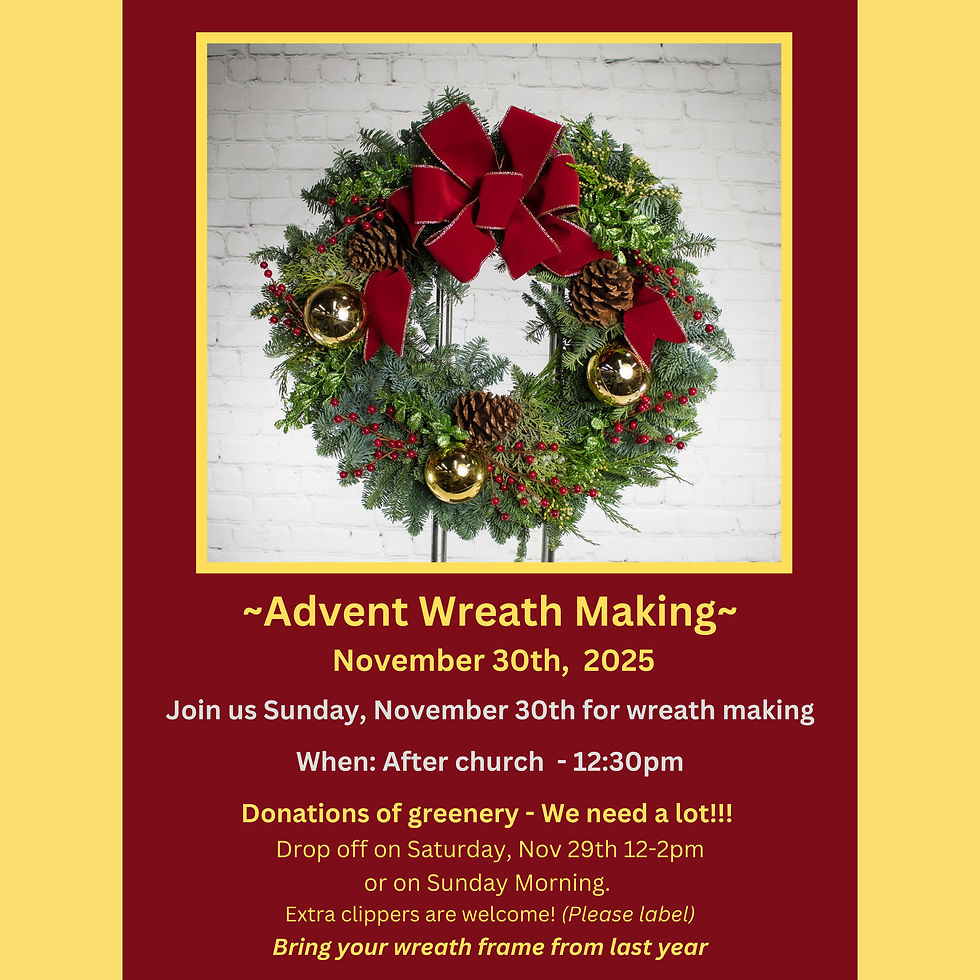 Advent Wreath Making