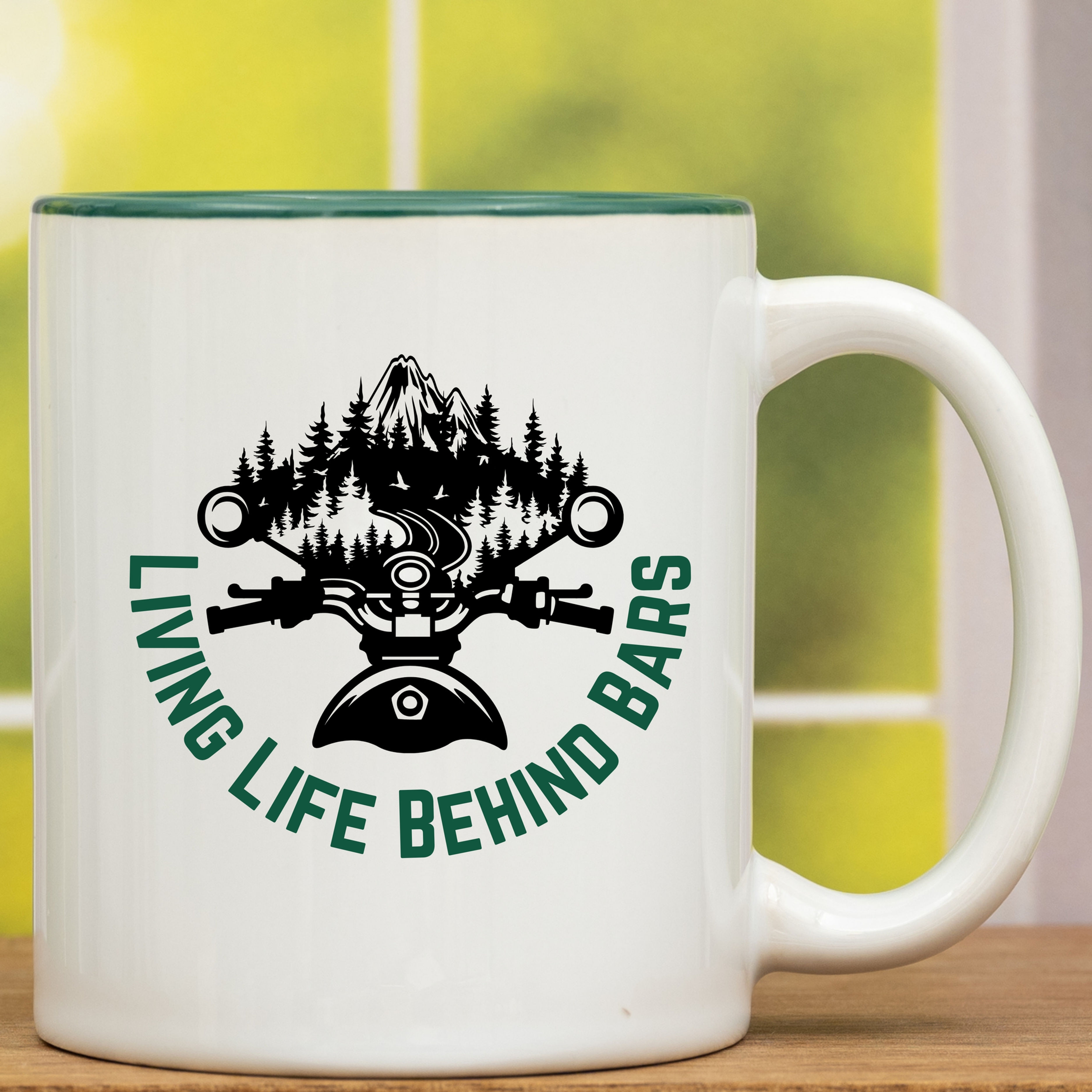 Living Life Behind Bars 2-Color Ceramic Mug