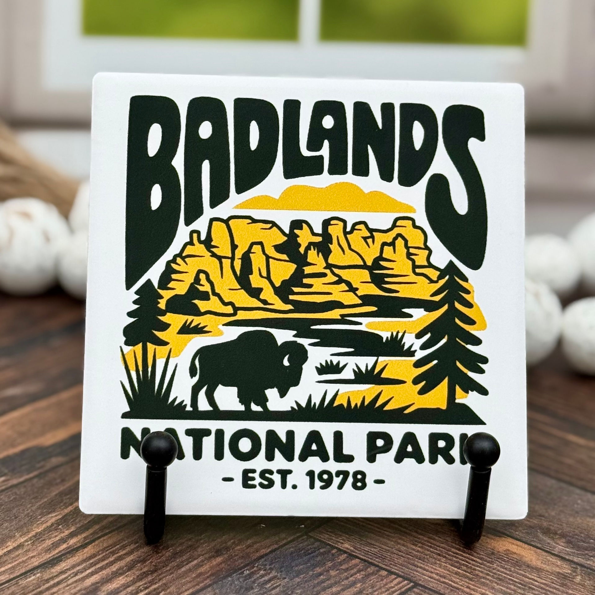 Image of Badlands National Park custom coaster