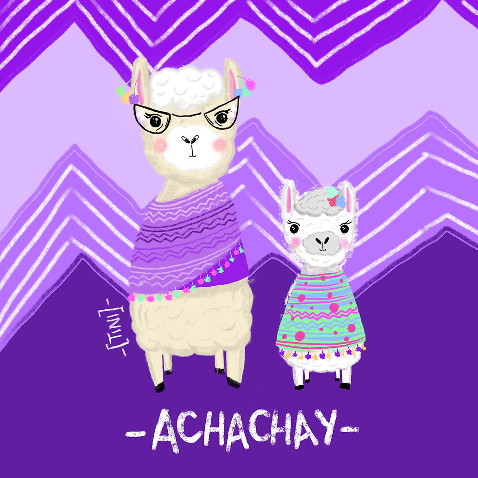Llamas andinas