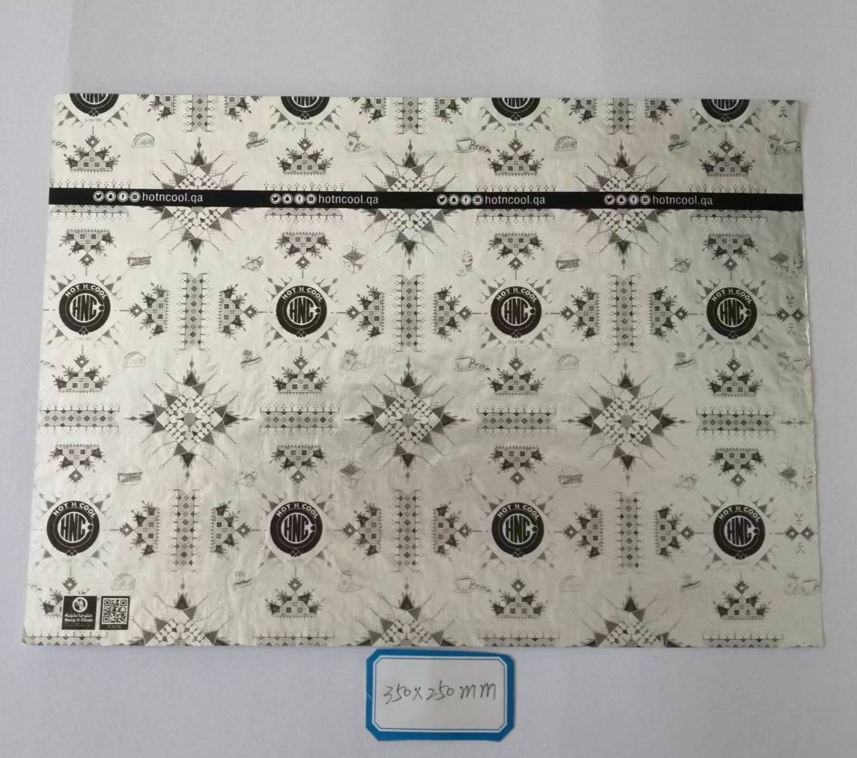 Customized Wrapping Paper 350mm*250mm 2000pcs