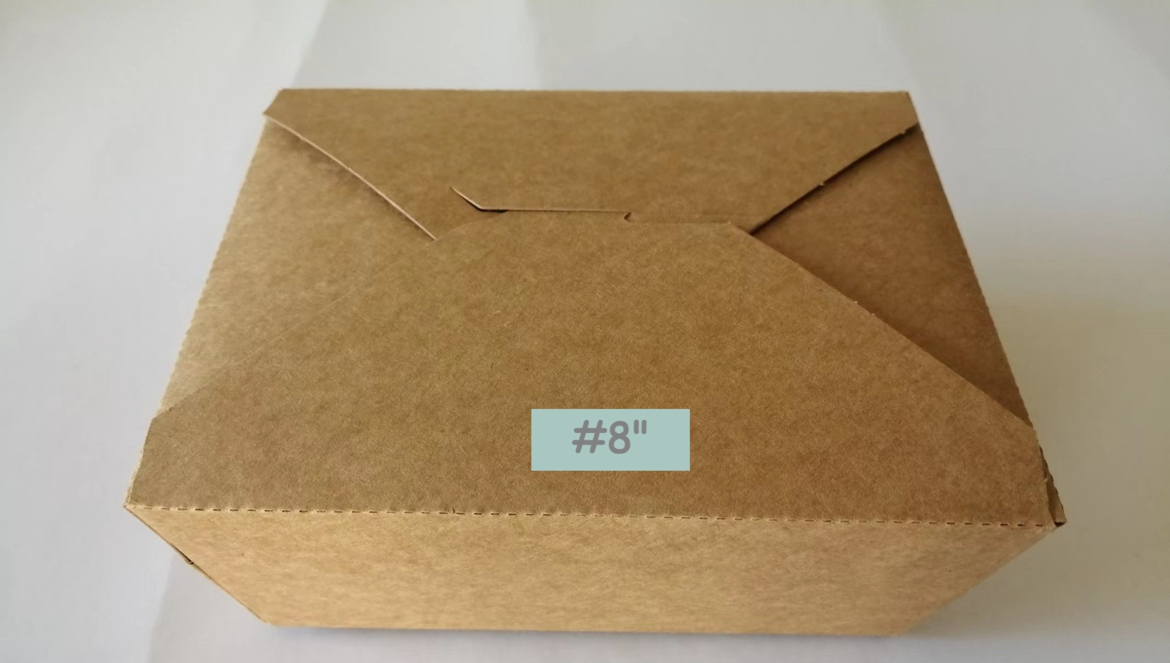 #8" Take-Away Paper Containers (Inner Connected) 300pcs