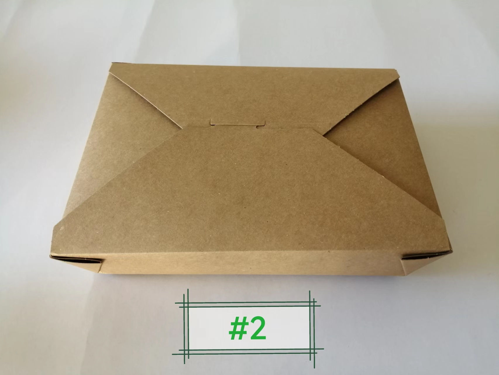 #2 Kraft Takeaway Containers  200pcs