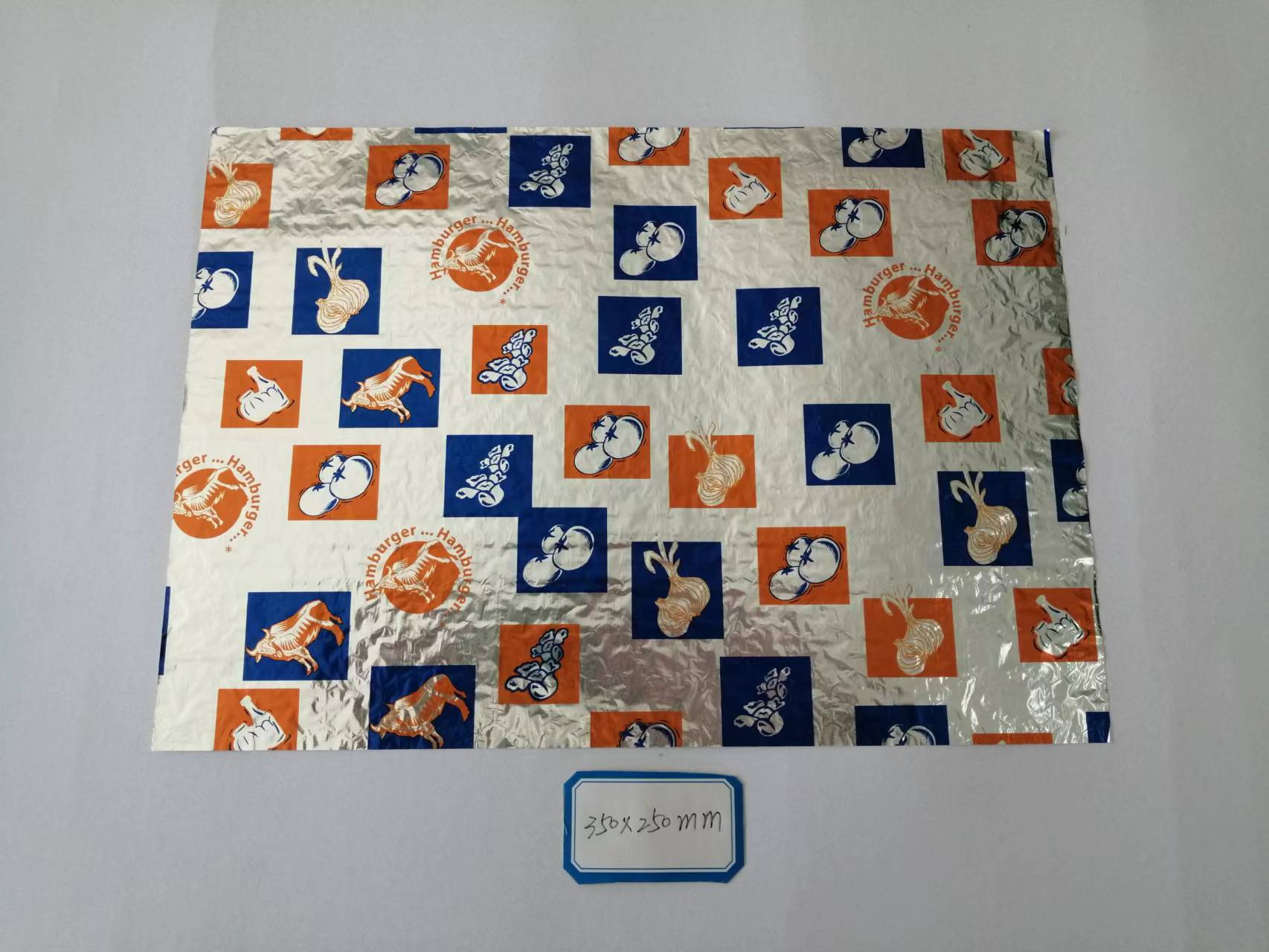 "Blue Orange Hamburger" 350mm*250mm 2000pcs