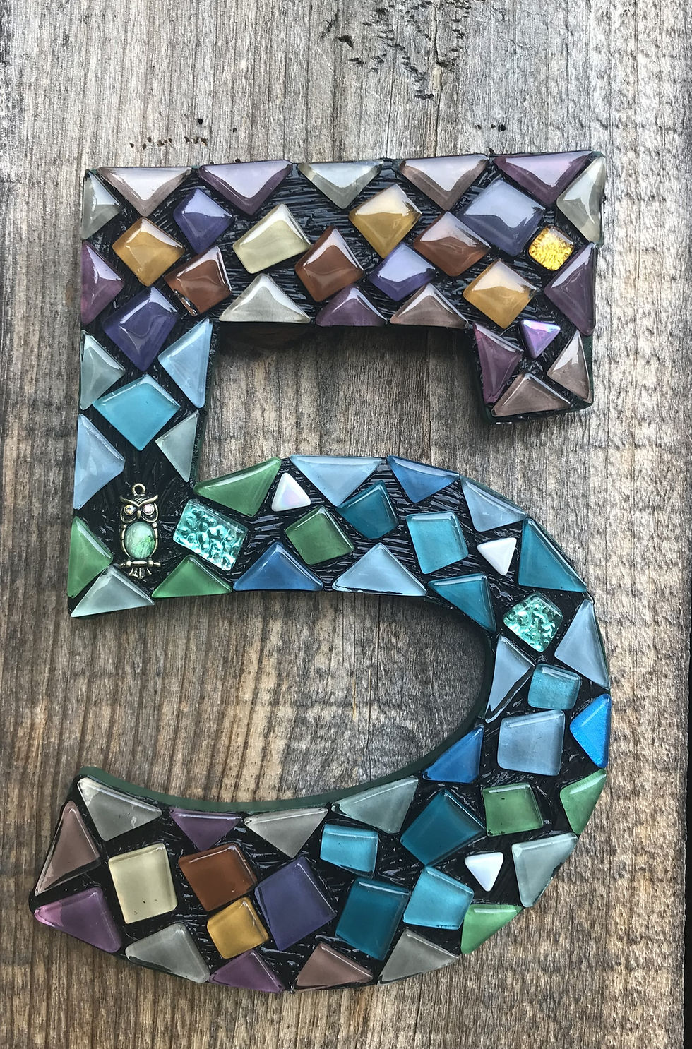 Thumbnail: Color variant for custom order mosaic house number