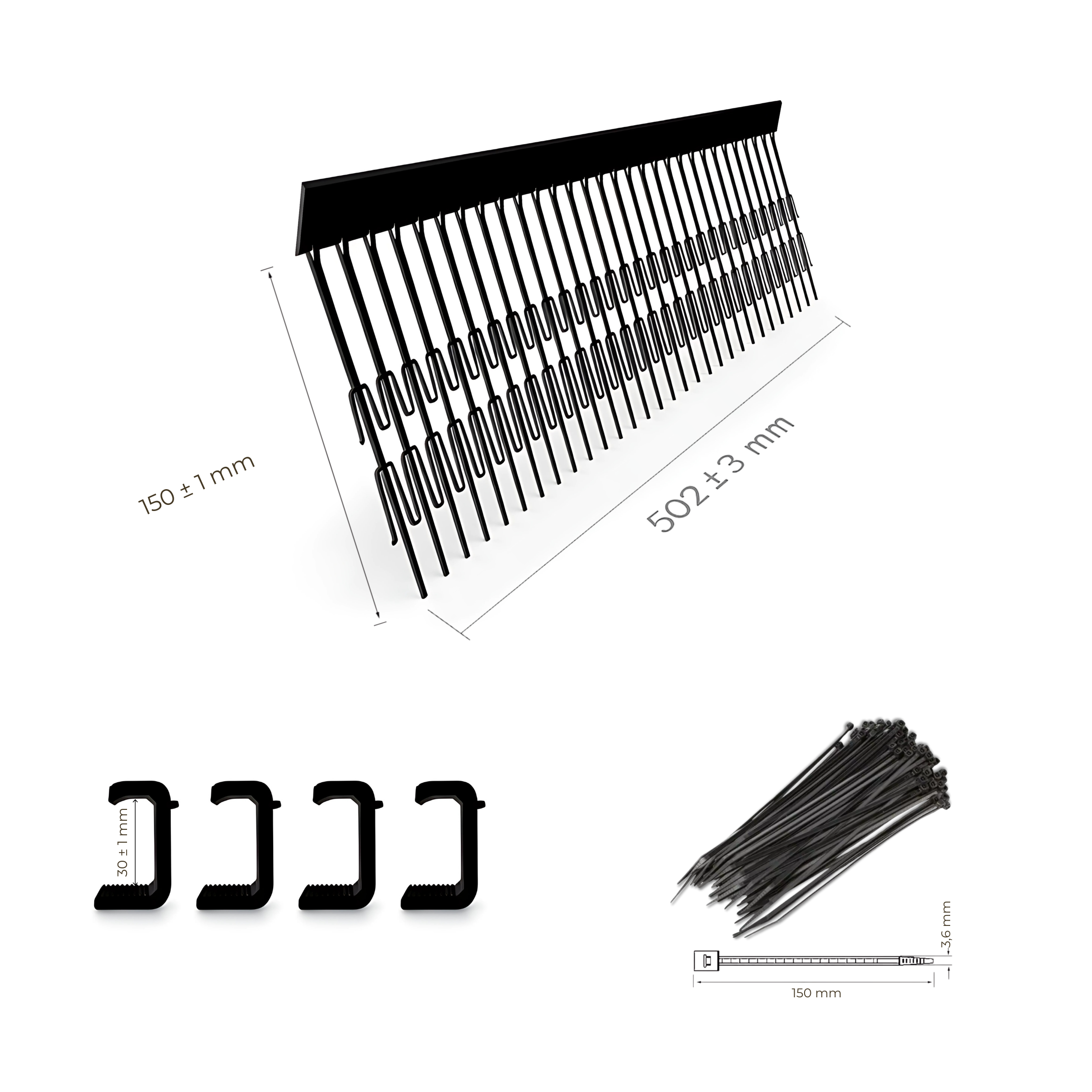 Clip-on bird protection system — no drilling required