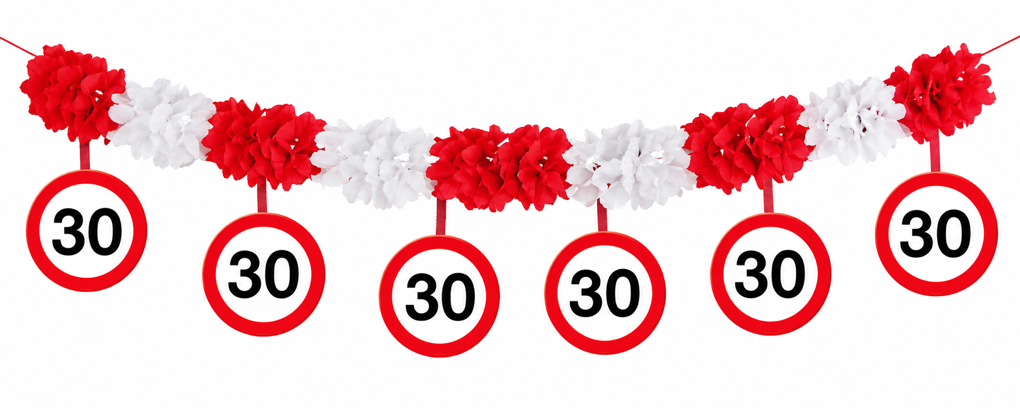 30 Jaar Verkeersbord Slinger – 4 meter