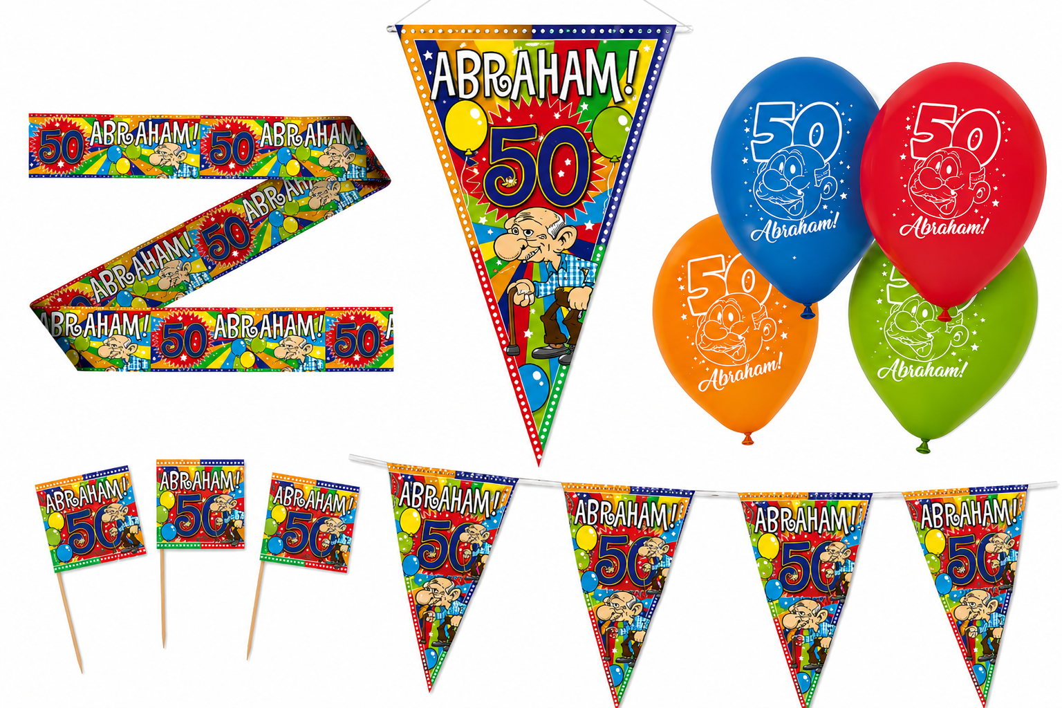 Feestpakket 50 Jaar - Abraham