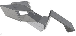 Rhino 4 Finished model extruded and rota