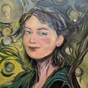 Evurtive Le portrait
Huile sur toile
60 x 73 cm
décembre 2025