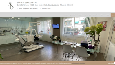 Site internet du Docteur Sylvie BENSOUSSAN