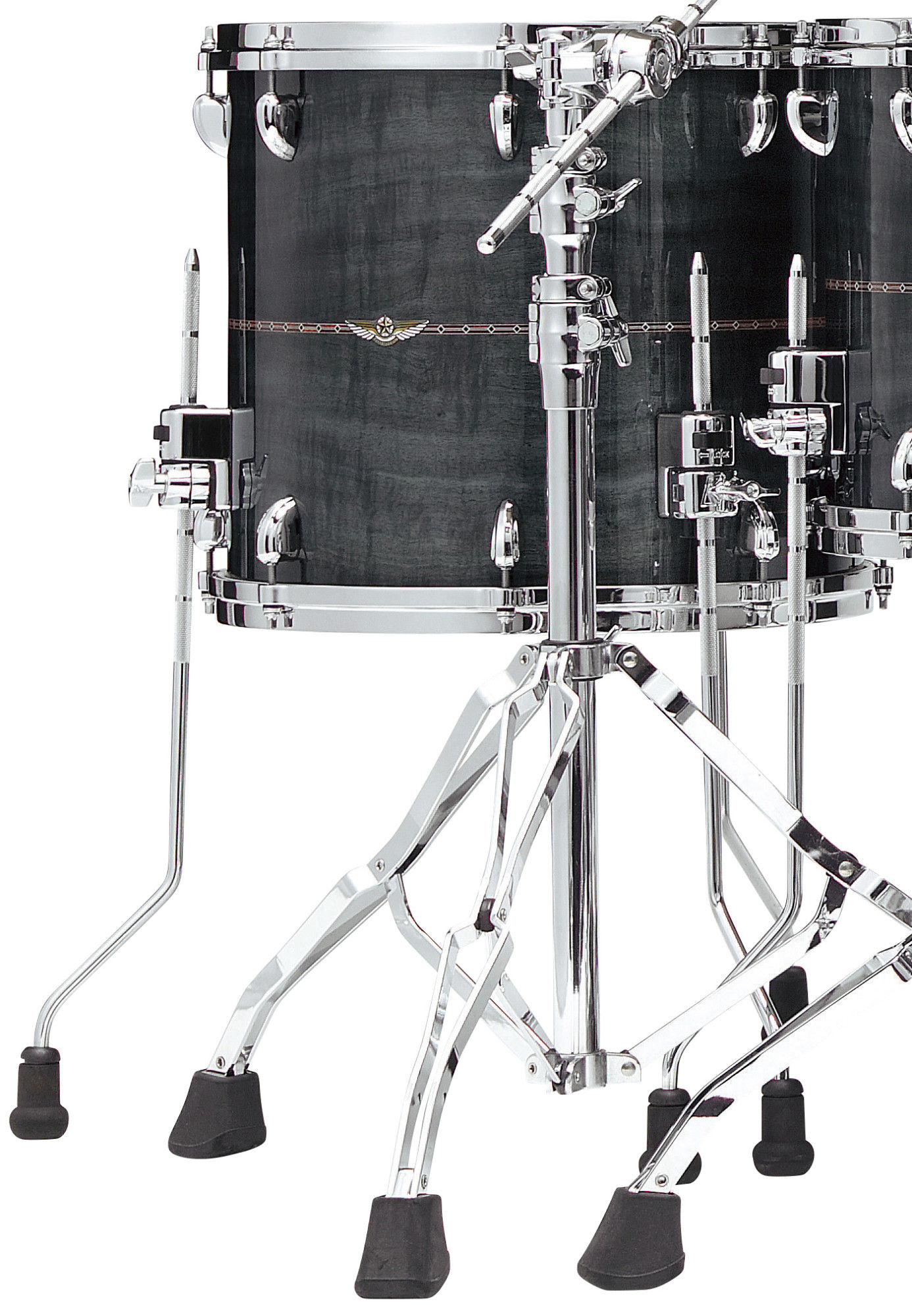 TAMA Star Bubinga Floor Tom 14"x14" - TBF1414S-PBA Pewter Blue Australian Acacia