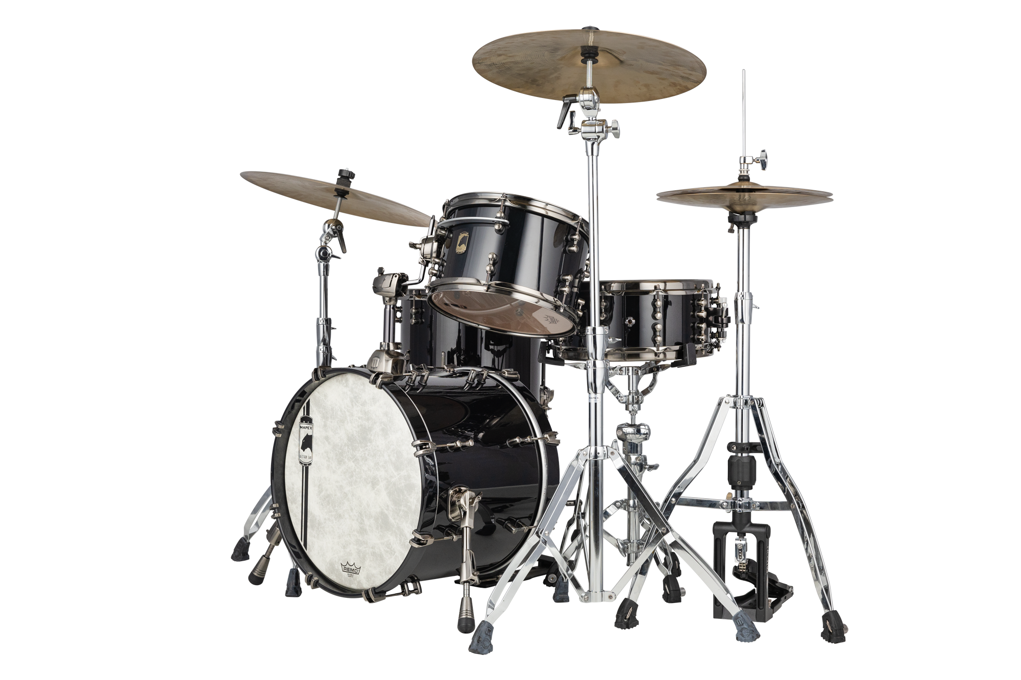 MAPEX BLACK PANTHER DESIGN LAB Shellset, Jazz, Cherry Bomb, Piano Blac
