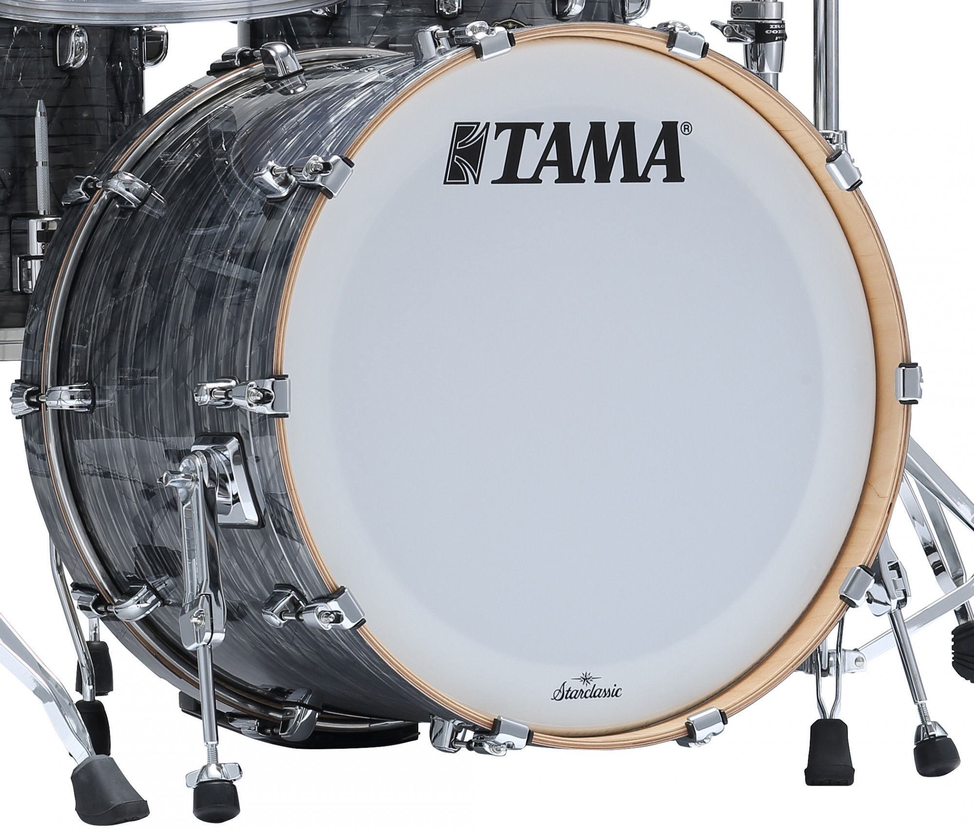TAMA Starclassic Walnut Birch Bass Drum - 16" x 14" Charcoal Onyx / Chrom HW ohn