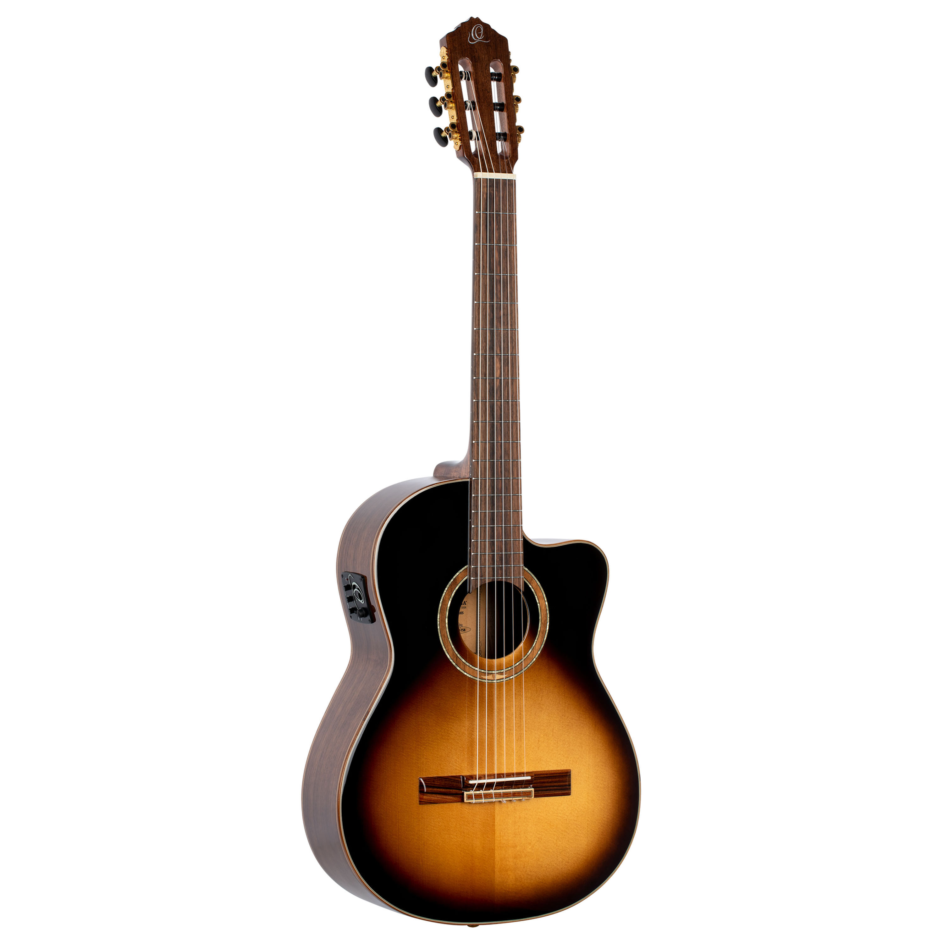 ORTEGA Performer Series Konzertgitarre 4/4 Schmaler Hals Tobacco Sunburst