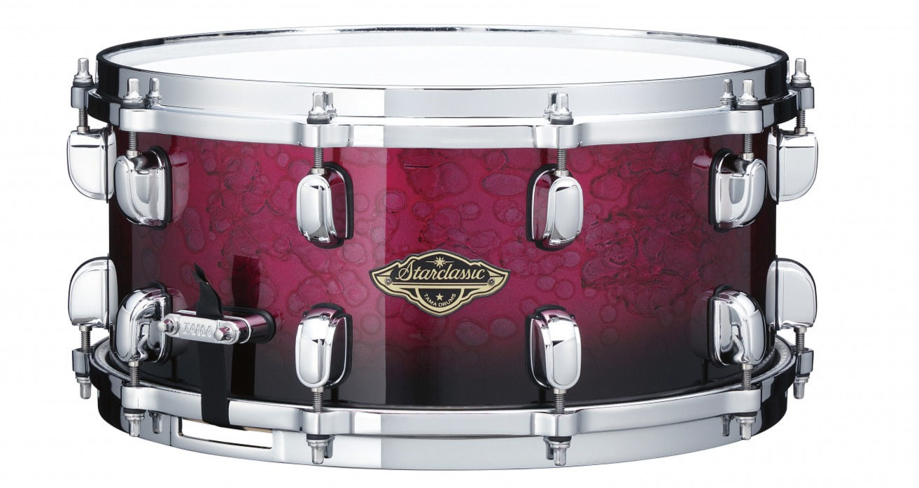 TAMA Starclassic Walnut Birch Snare 14"x8" WBSS148-MDR Molten Dark Raspberry