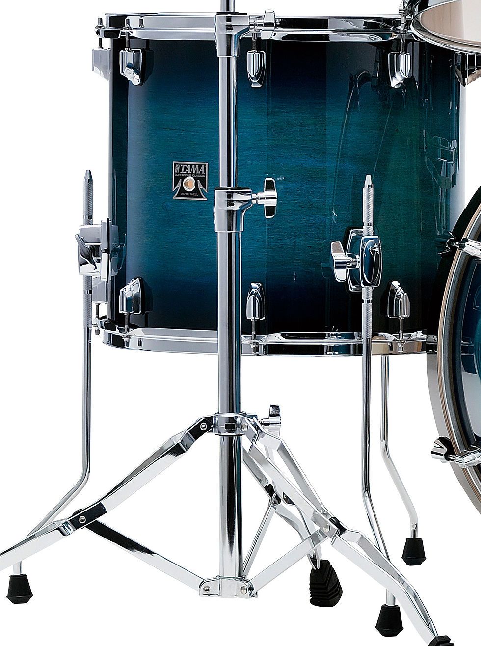 TAMA Superstar Classic Maple Floor Tom - 18"x16" CLF18D-BAB Blue Lacquer Burst