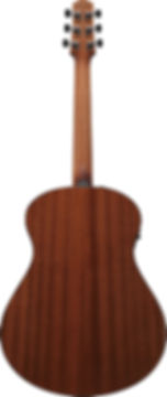 Ibanez AAM100E-NT Hals aus Thermo Aged Mahagoni – Rückansicht