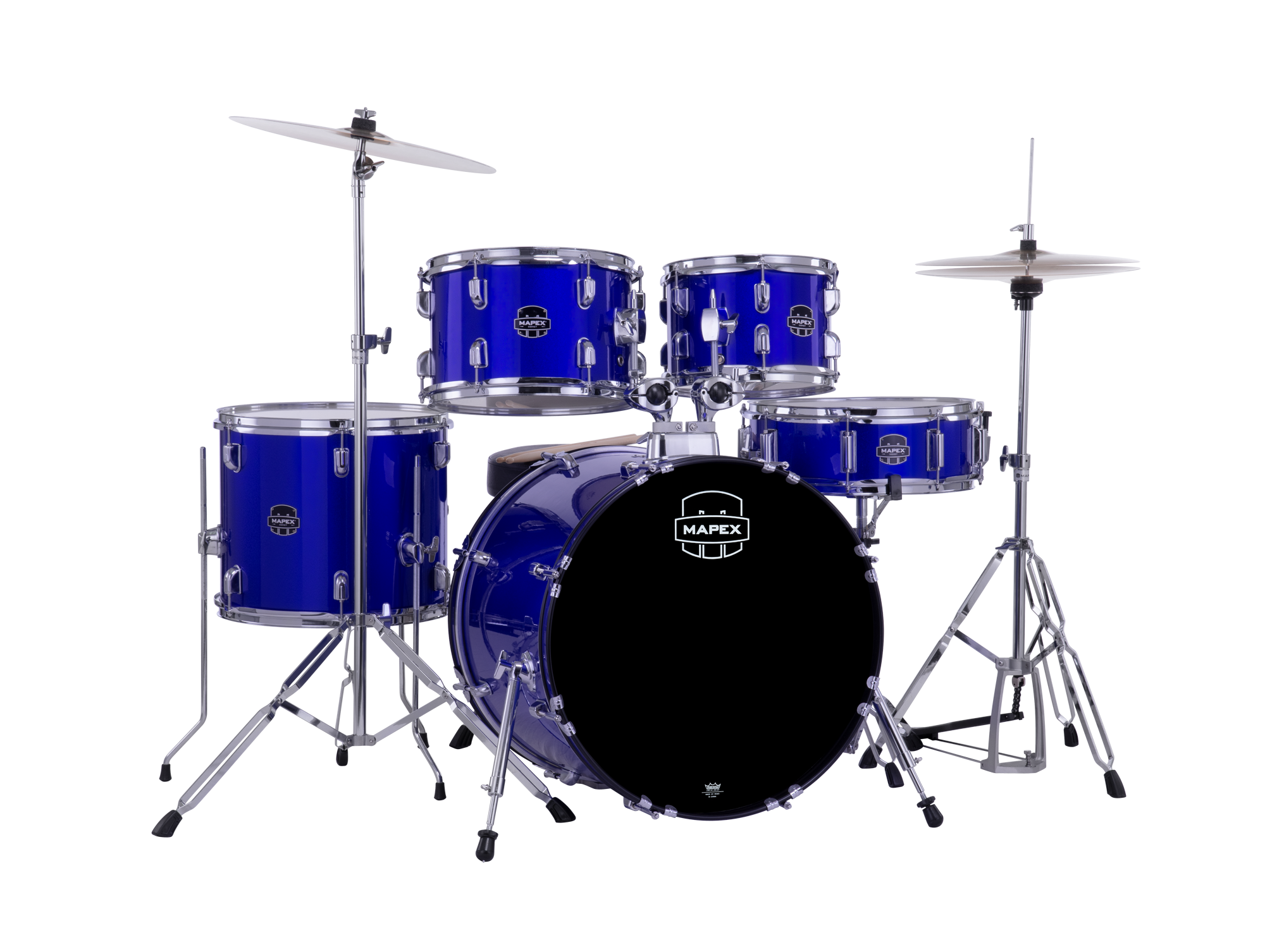 MAPEX Komplettset MXCM5044FTCIB, Comet, Fusion, Indigo Blue #IB, inkl. Becken