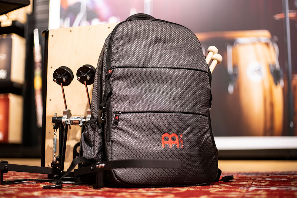 Miniature : MEINL Percussion TMPBP Sac à Dos pour Petits Instruments de Percussion Gris Carbone