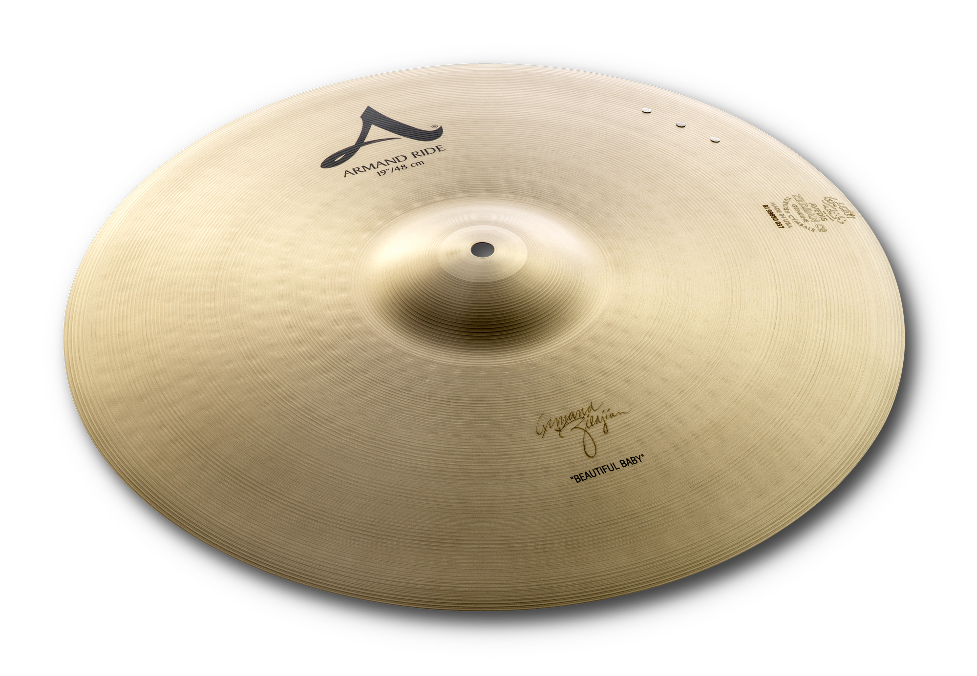 ZILDJIAN Ride, A Zildjian, 19", Armand Beautiful Baby, traditional
