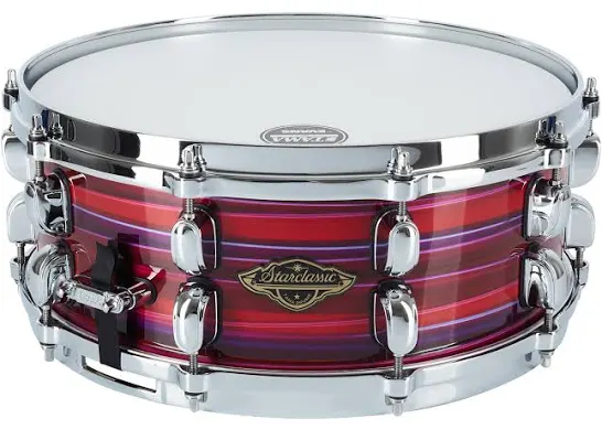 TAMA Starclassic Walnut Birch Snare Drum - 13" x 6" WBSS136-LPO Phantasm Oyster