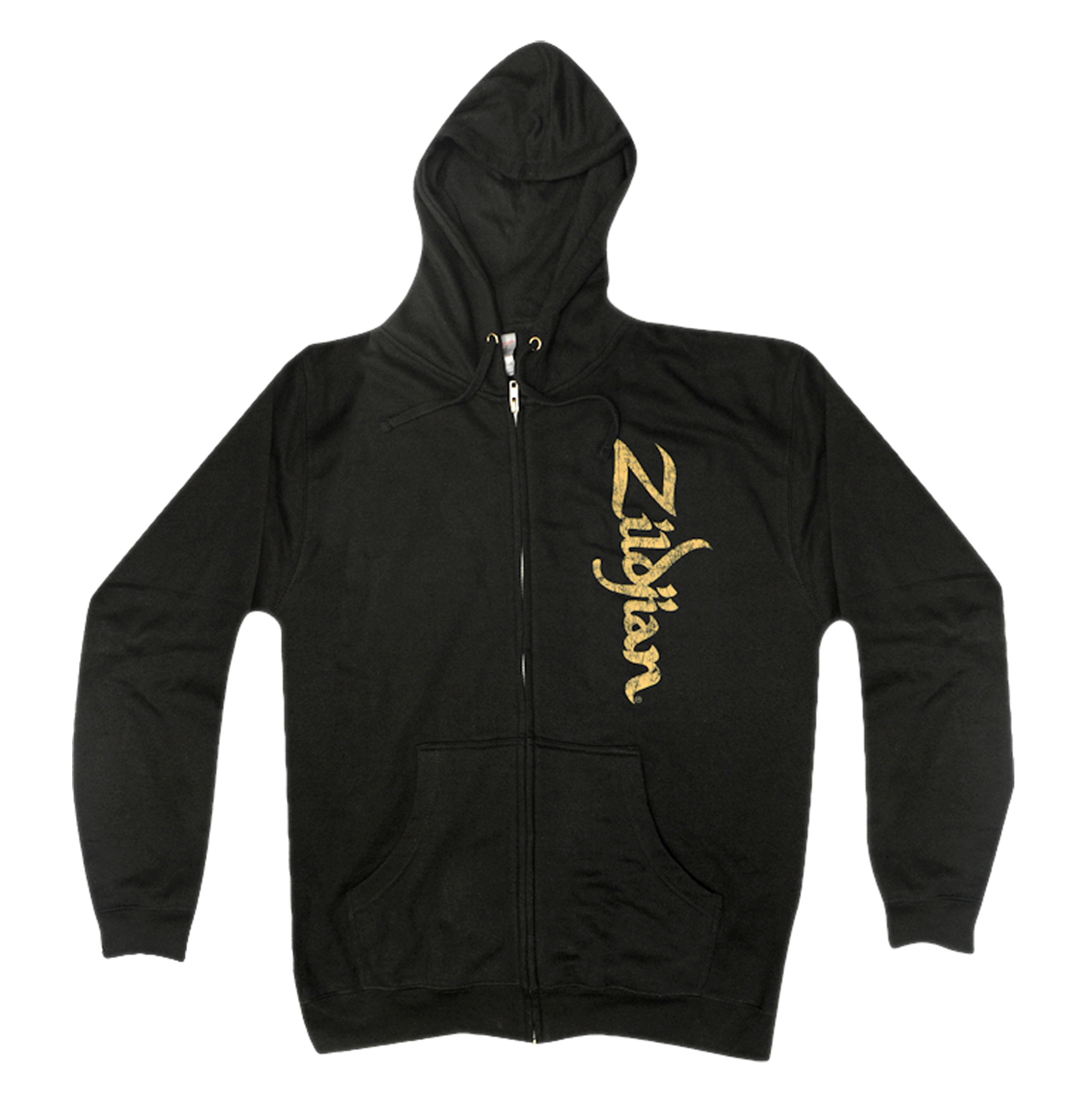 ZILDJIAN Sweat-Kapuzenjacke, Vertical Logo, S, schwarz