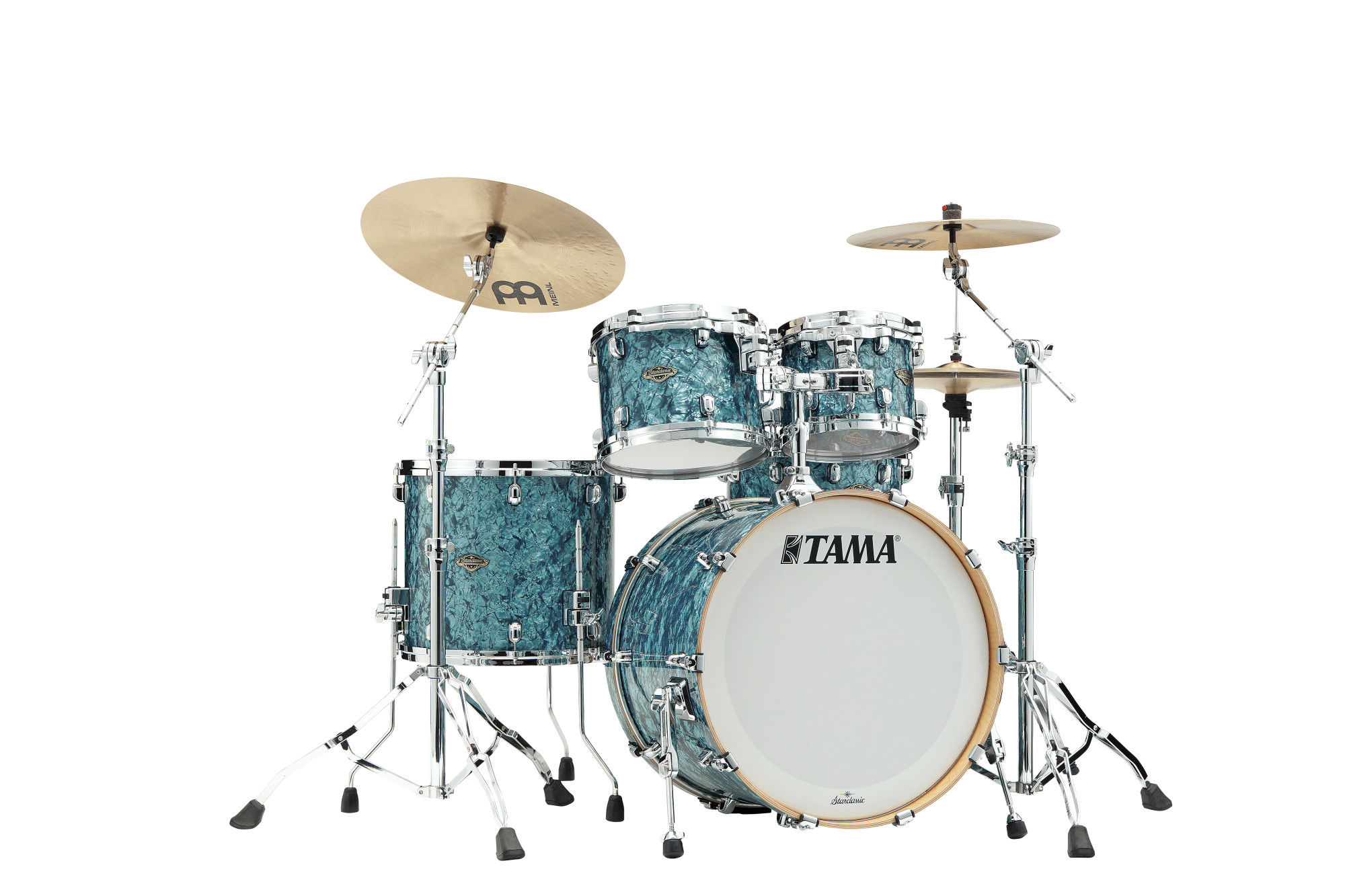 TAMA Starclassic Walnut/Birch WBR42S-TQP Shell Kit 4 teilig - Turquoise Pear