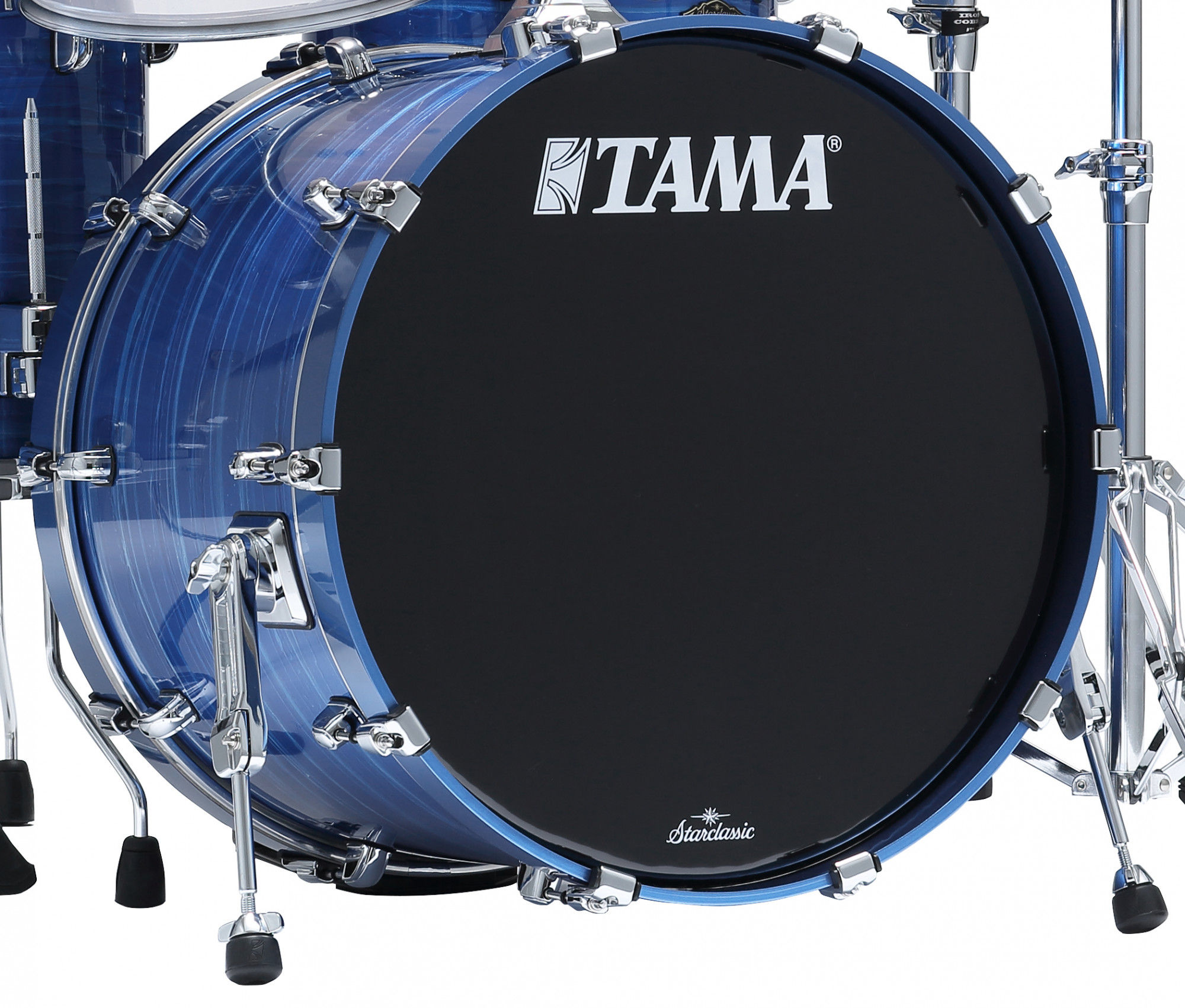 TAMA Starclassic Walnut/Birch  Bass Drum 22" x 16" -  Blue Ripple