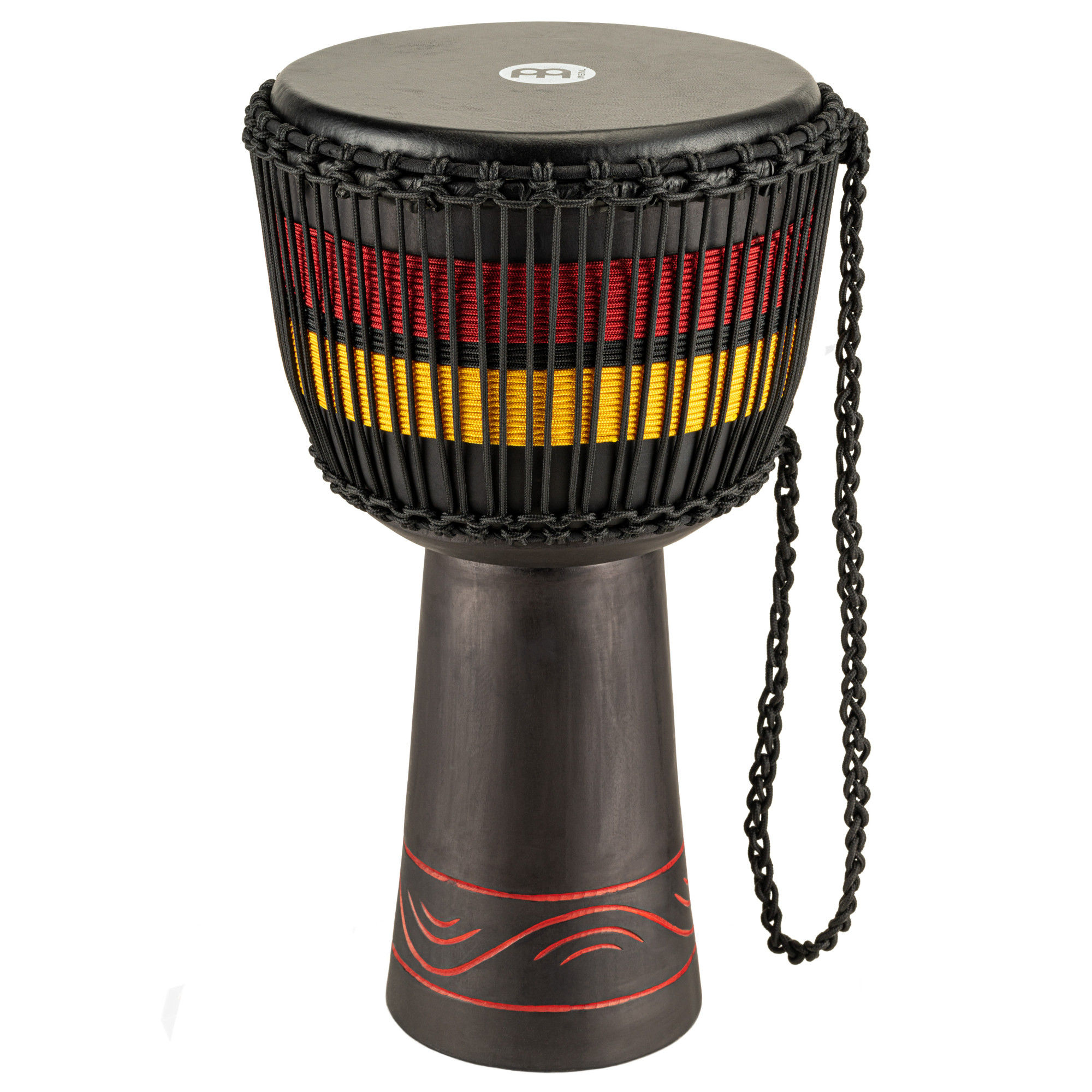 MEINL Percussion Original African Style Rope Tuned Wood Djembe - 13" (ADJ7-XL)