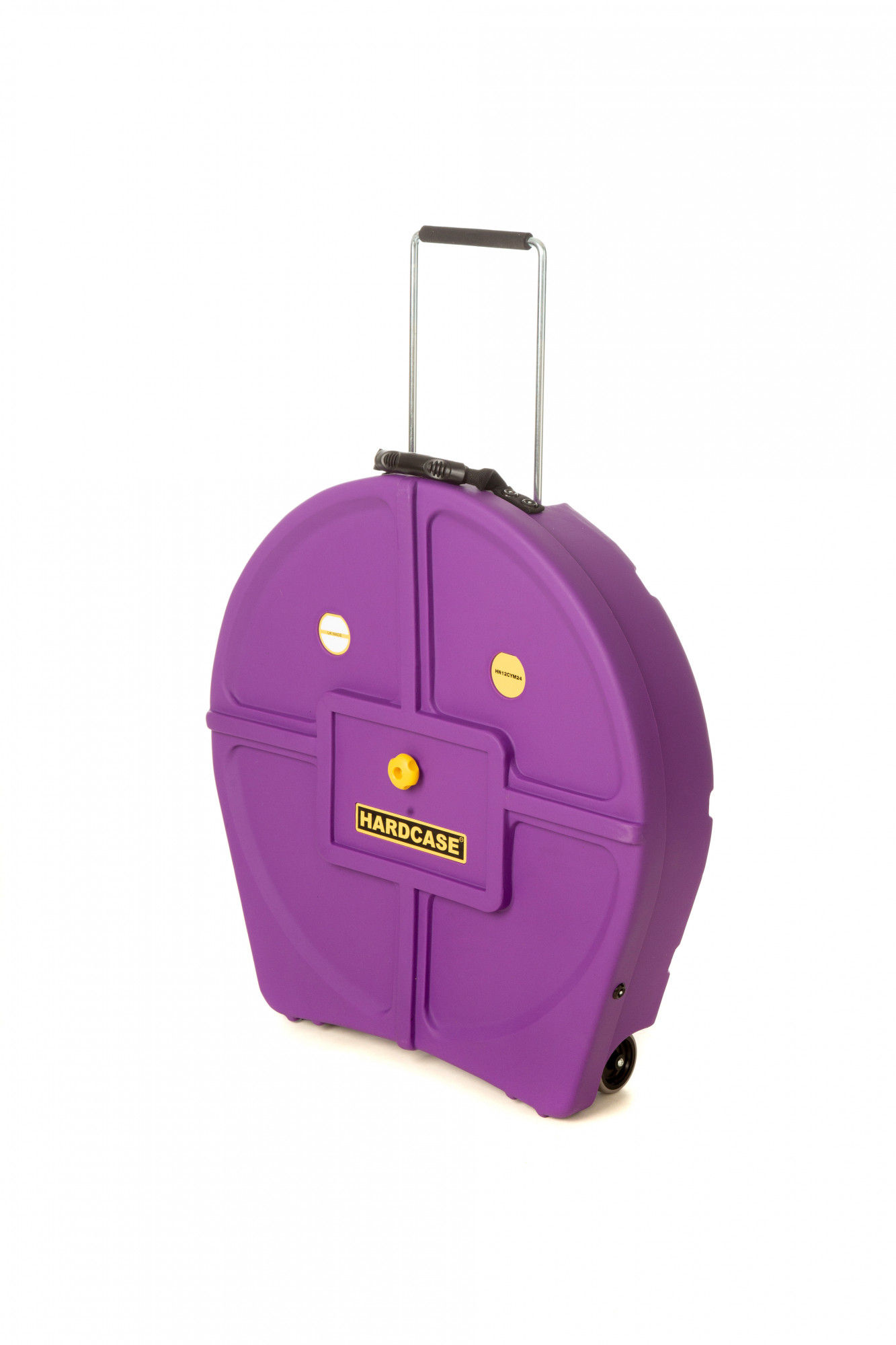 HNP12CYM24-PU HARDCASE Cymbal Trolley-Case mit Rollen 24" - Purple