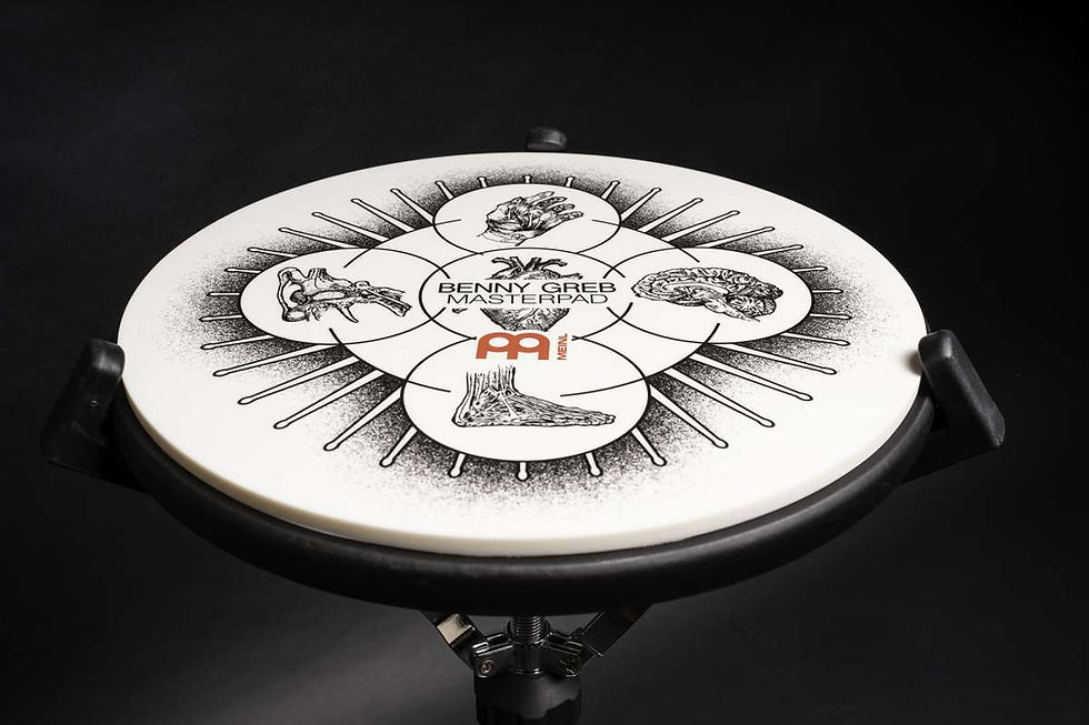 Miniaturbild: MEINL Cymbals Practice Pad - 12" Benny Greb Signature (MPP-12-BG)

