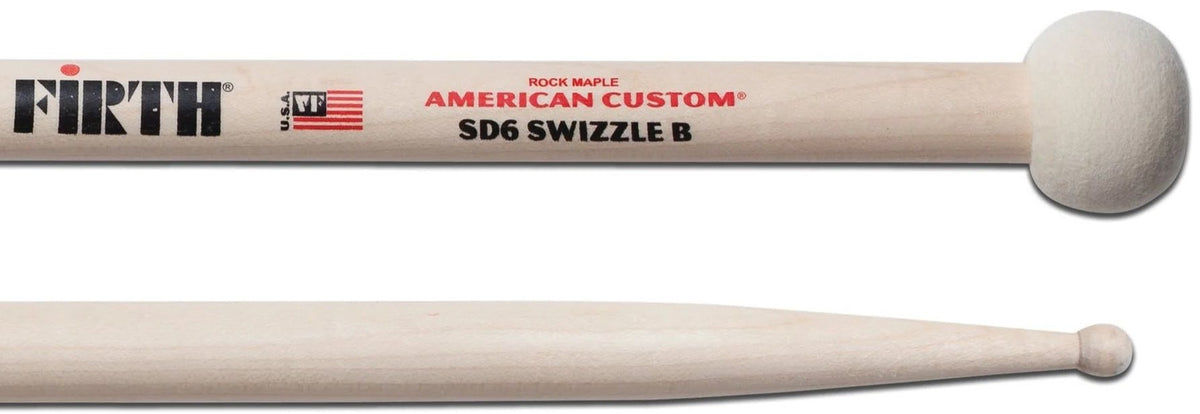 Vic Firth American Custom SD6 Swizzle B diverse Drum-Sticks Material: Maple Tip: