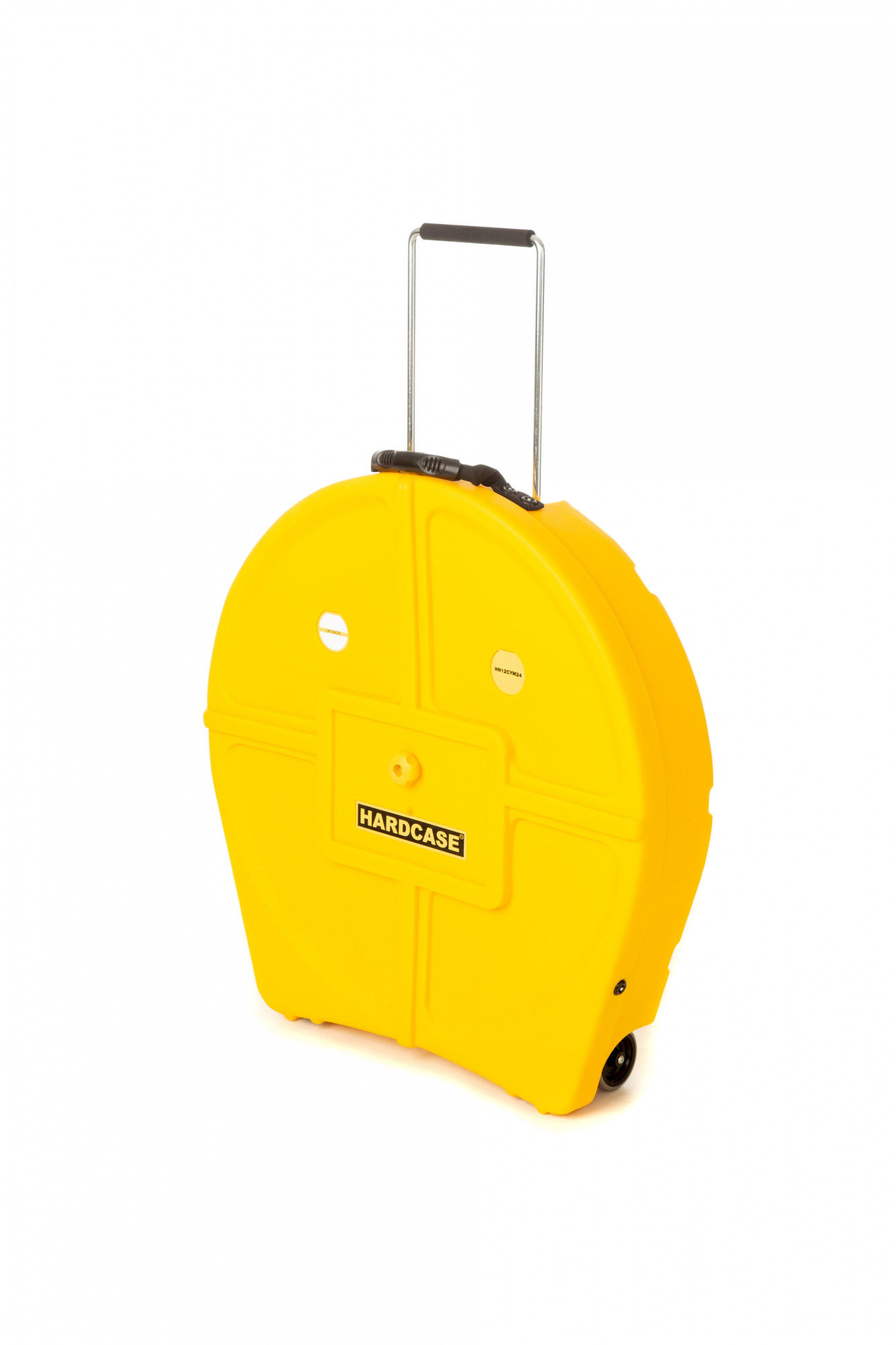 HNP12CYM24-Y HARDCASE Cymbal Trolley-Case mit Rollen 24" - Yellow