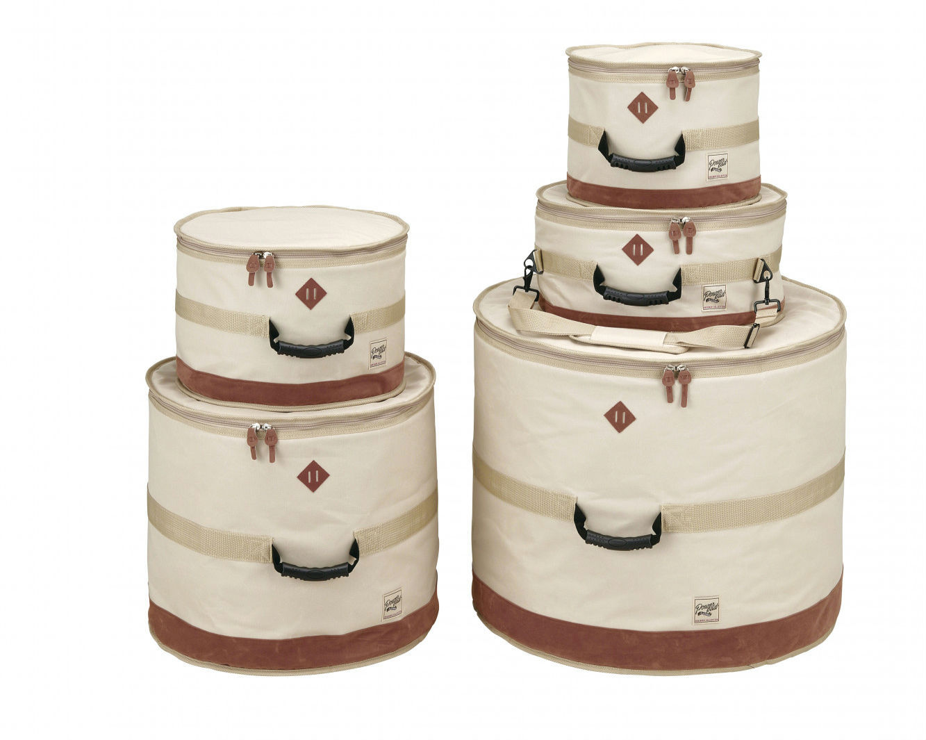 TAMA Schlagzeugtaschen Set Powerpad Series TDSS52KBE Drum Set Bags beige