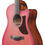 Miniatura: Coral Red Burst Gitarre in seitlicher Perspektive