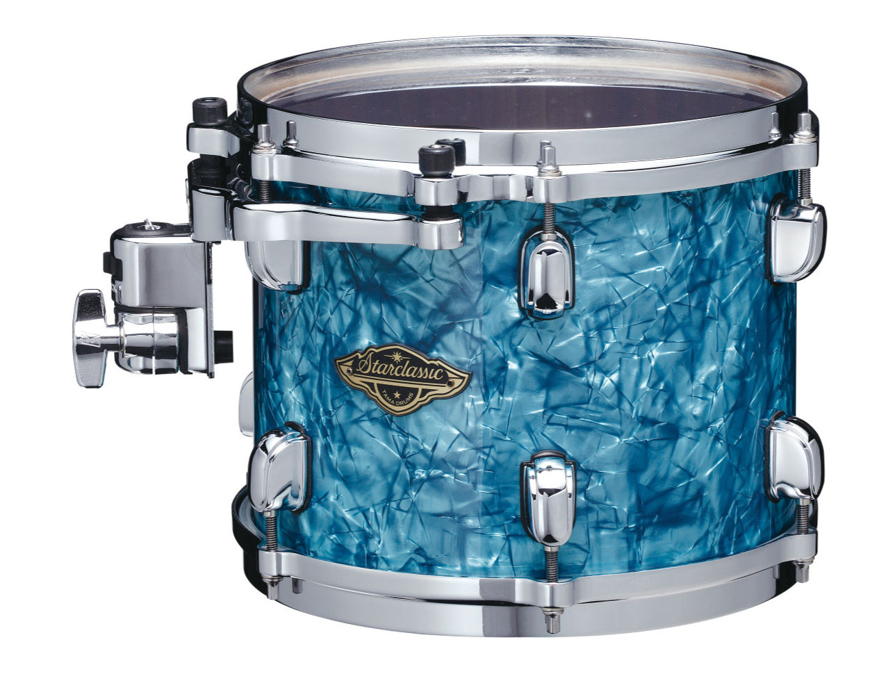 TAMA Starclassic Walnut/Birch WBRT8H-TQP Rack Tom 8"x6" - Turquoise Pearl