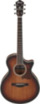Vorderansicht der Ibanez AE240JR-MHS Akustikgitarre
