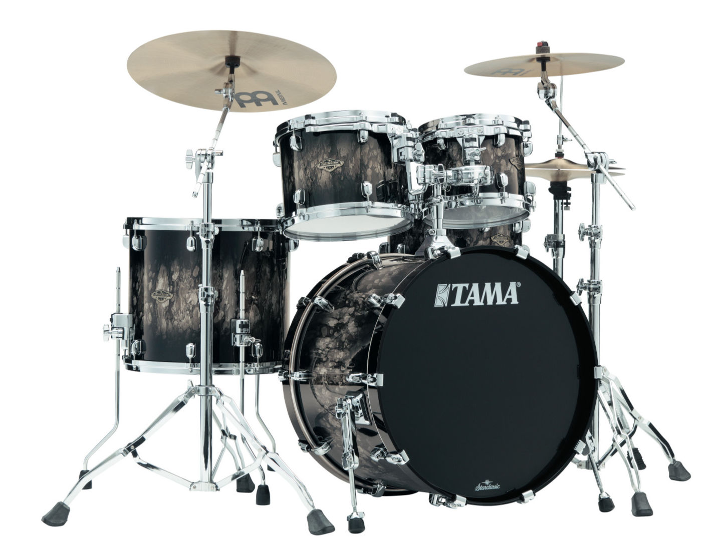 TAMA Starclassic Walnut/Birch Lacquer Shell Kit 4 Teilig - Molton Platinum Burst
