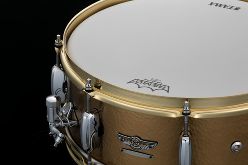 TAMA STAR Reserve TBRS1455H Hand Hammered Brass Snare Drum 14