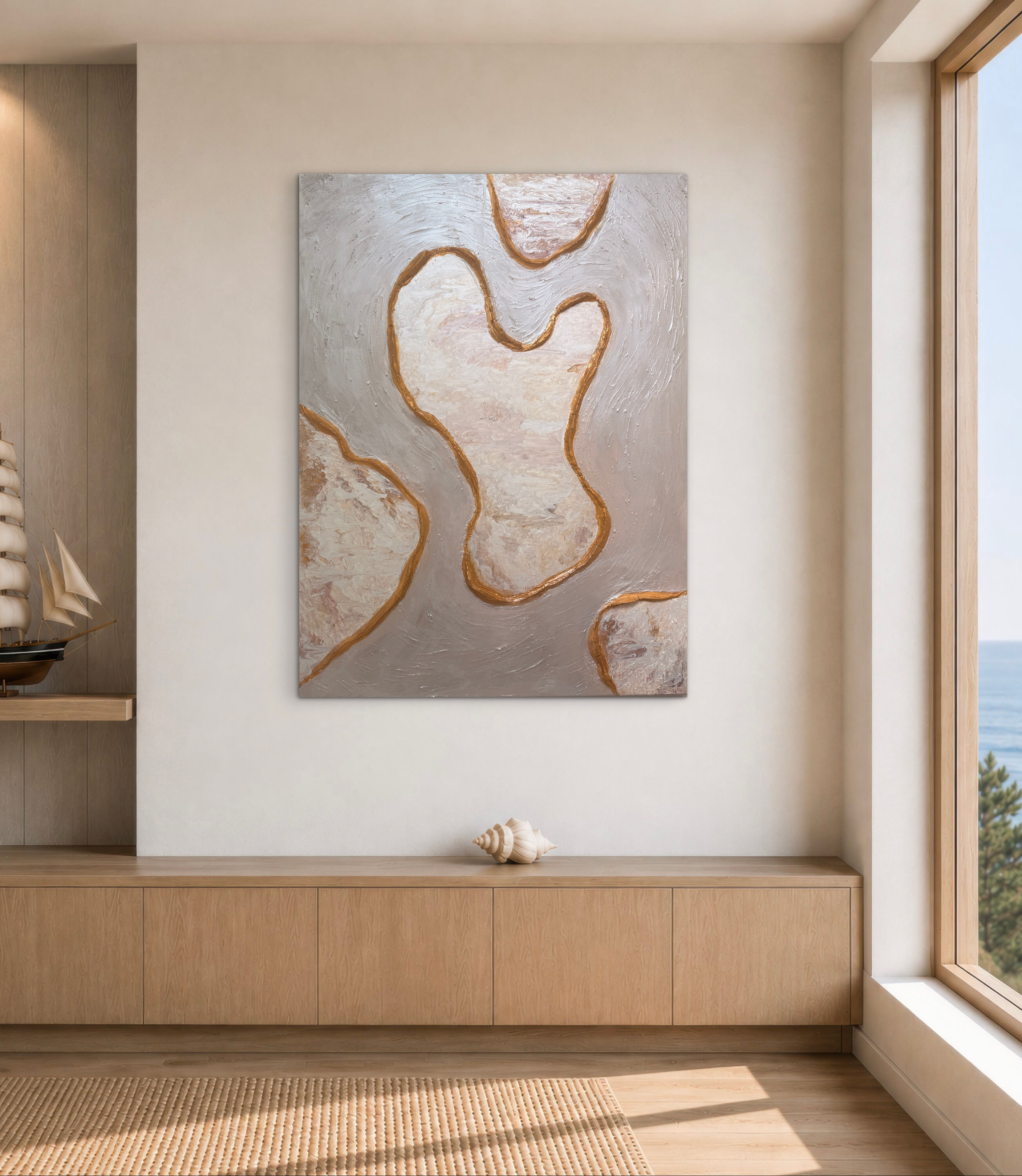 "FLOWING"36x48