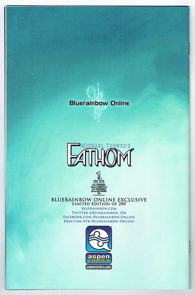 Thumbnail: FATHOM #1 BLUERAINBOW EXCLUSIVE LTD ED 200