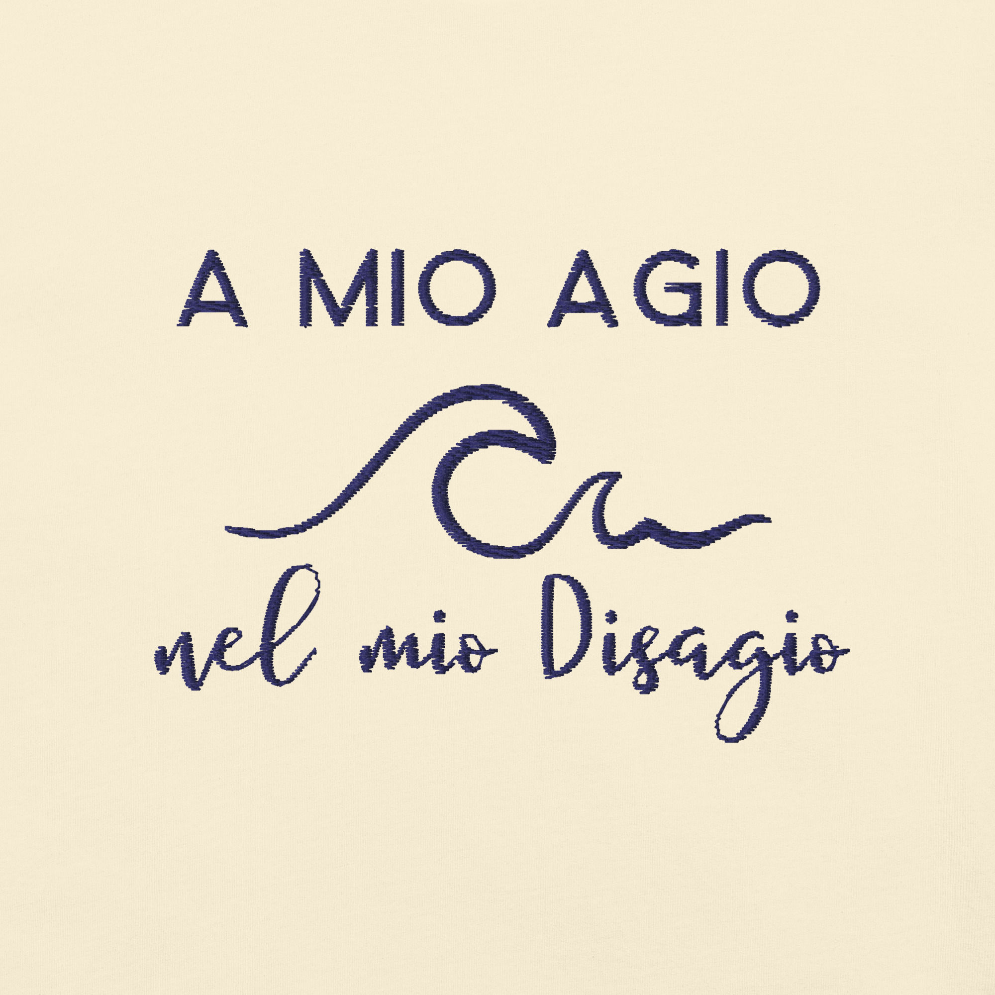 ITA "Disagio" - Ricamata T-shirt